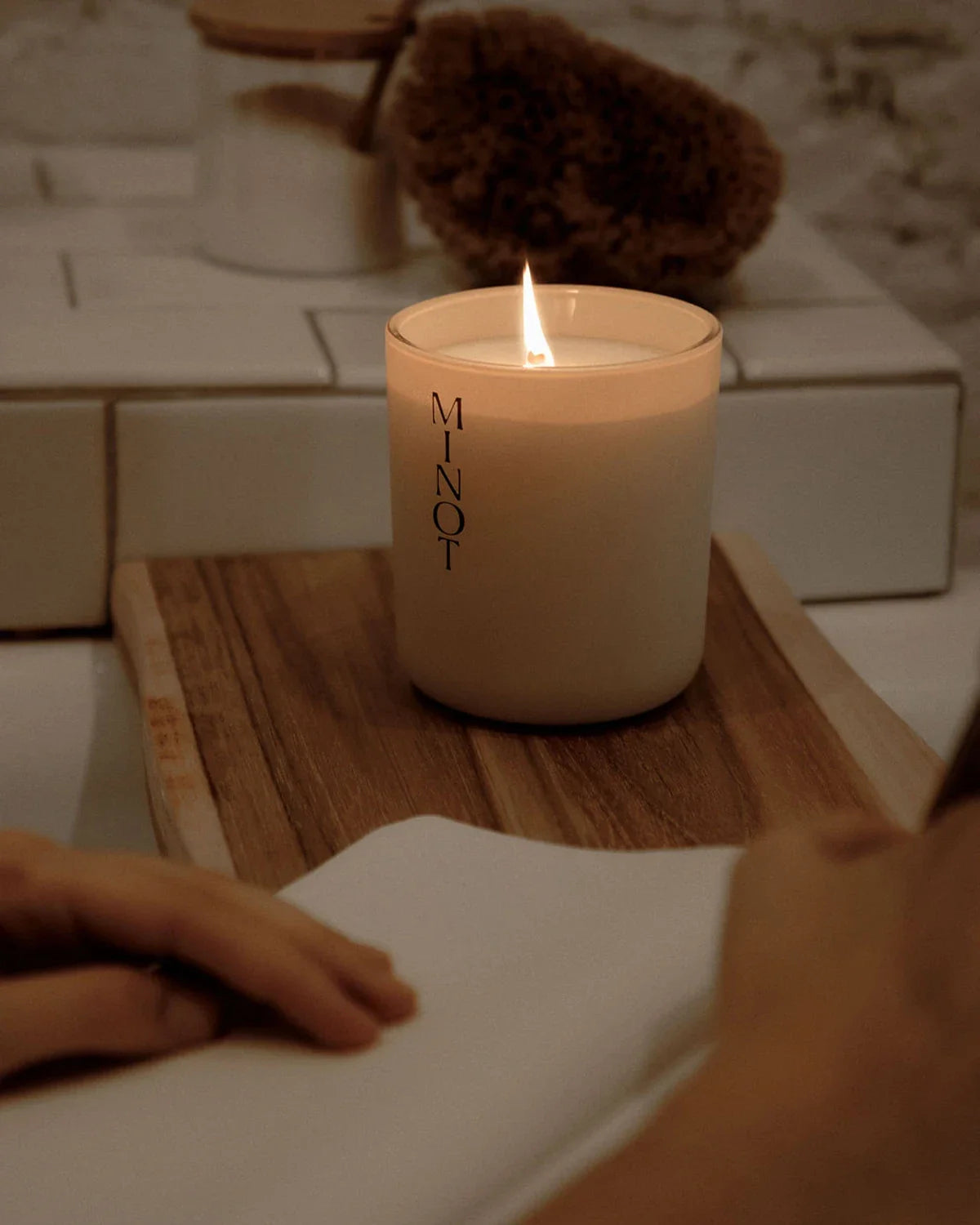 MINOT Cove | Sage, lavender & cedarwood Luxury Non-toxic Soy Candle
