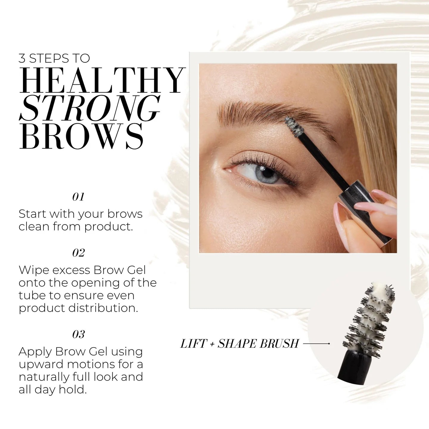 Fitglow Beauty | PLANT PROTEIN BROW GEL Clear