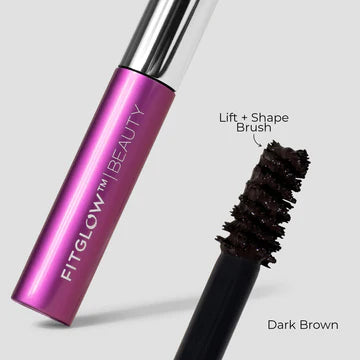 Fitglow Beauty | PLANT PROTEIN BROW GEL Dark Brown