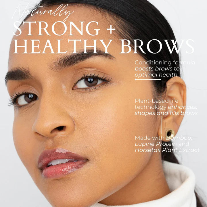 Fitglow Beauty | PLANT PROTEIN BROW GEL Dark Brown