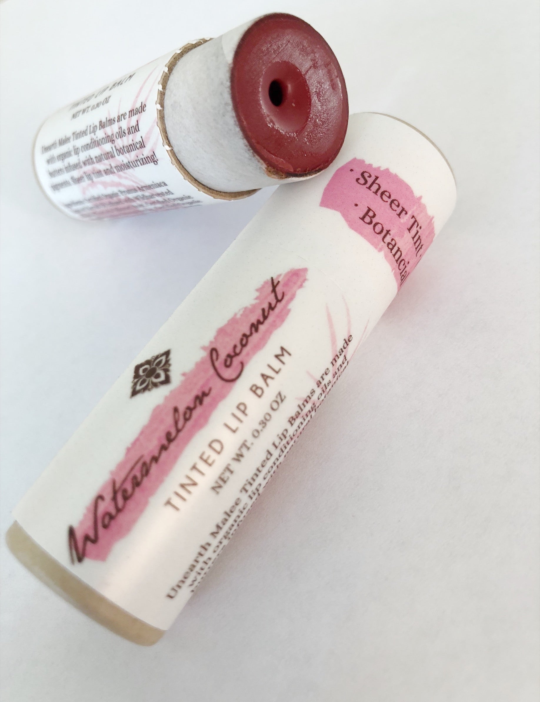 Unearth Malee | Watermelon Coconut Tinted Lip Balm