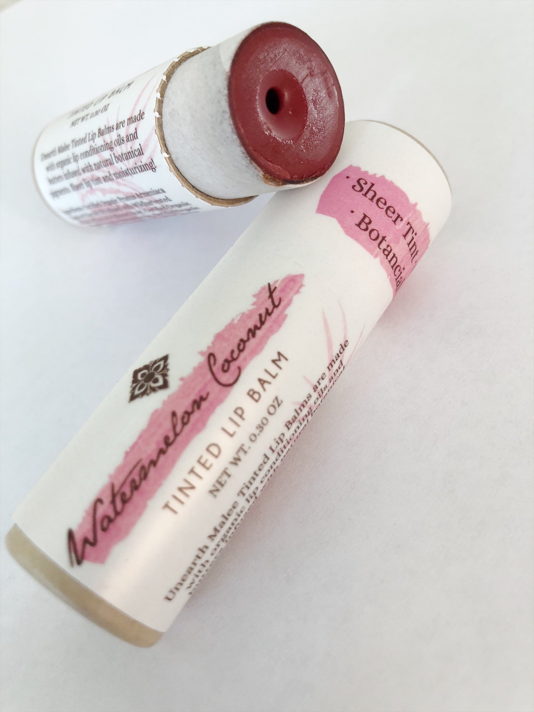Unearth Malee | Watermelon Coconut Tinted Lip Balm