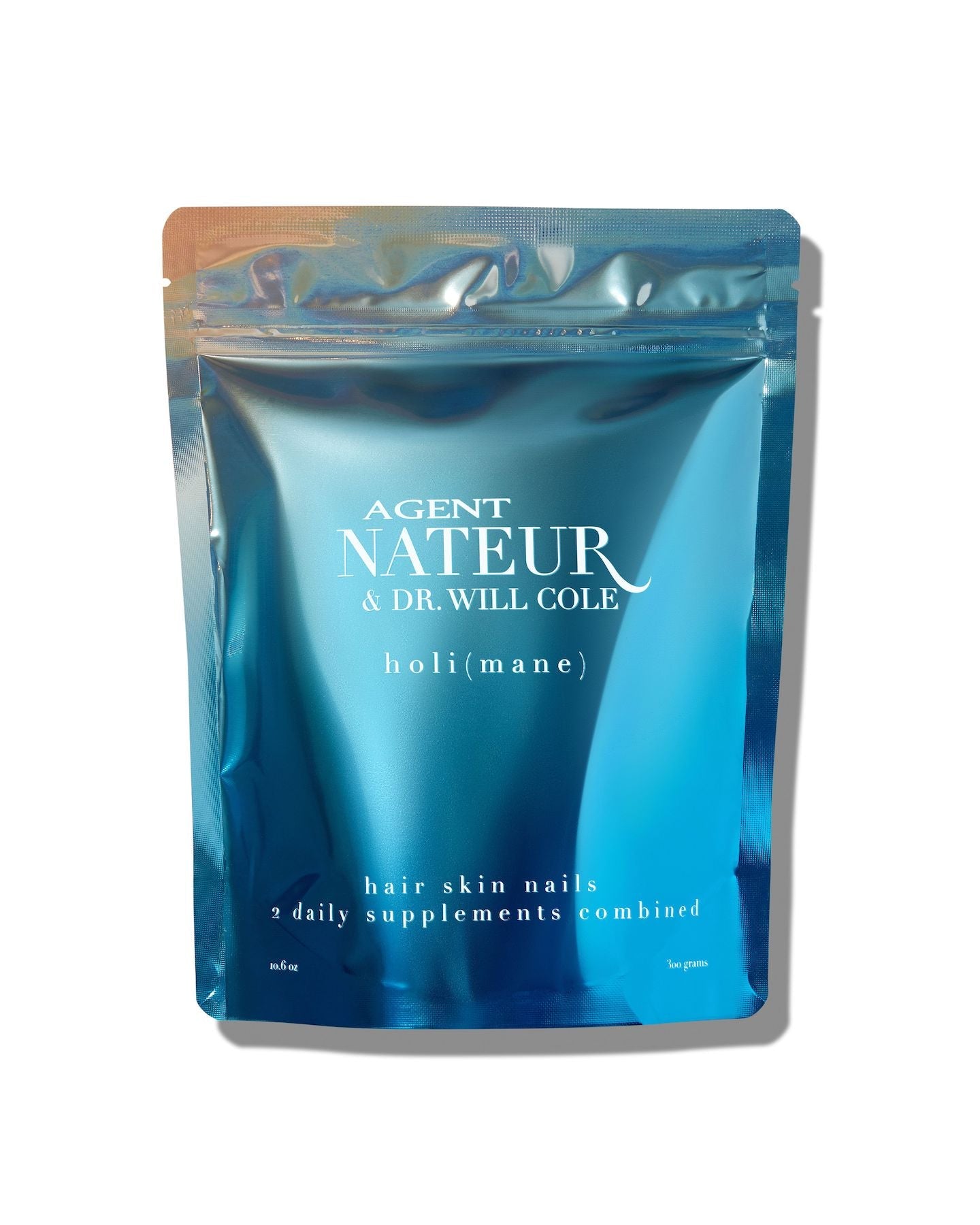 Agent Nateur holi (mane) marine collagen and pearl hair, skin, nails, 2 daily supplements combined